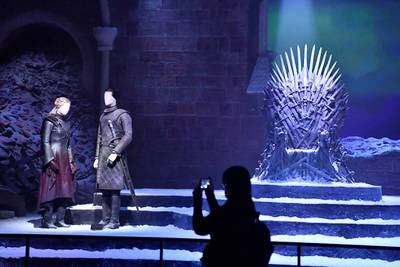 The set of the destroyed throne room in the Red Keep. Reuters