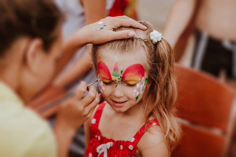 Face painting and other activities will be on hand. Photo: Shutterstock / Yas Acres