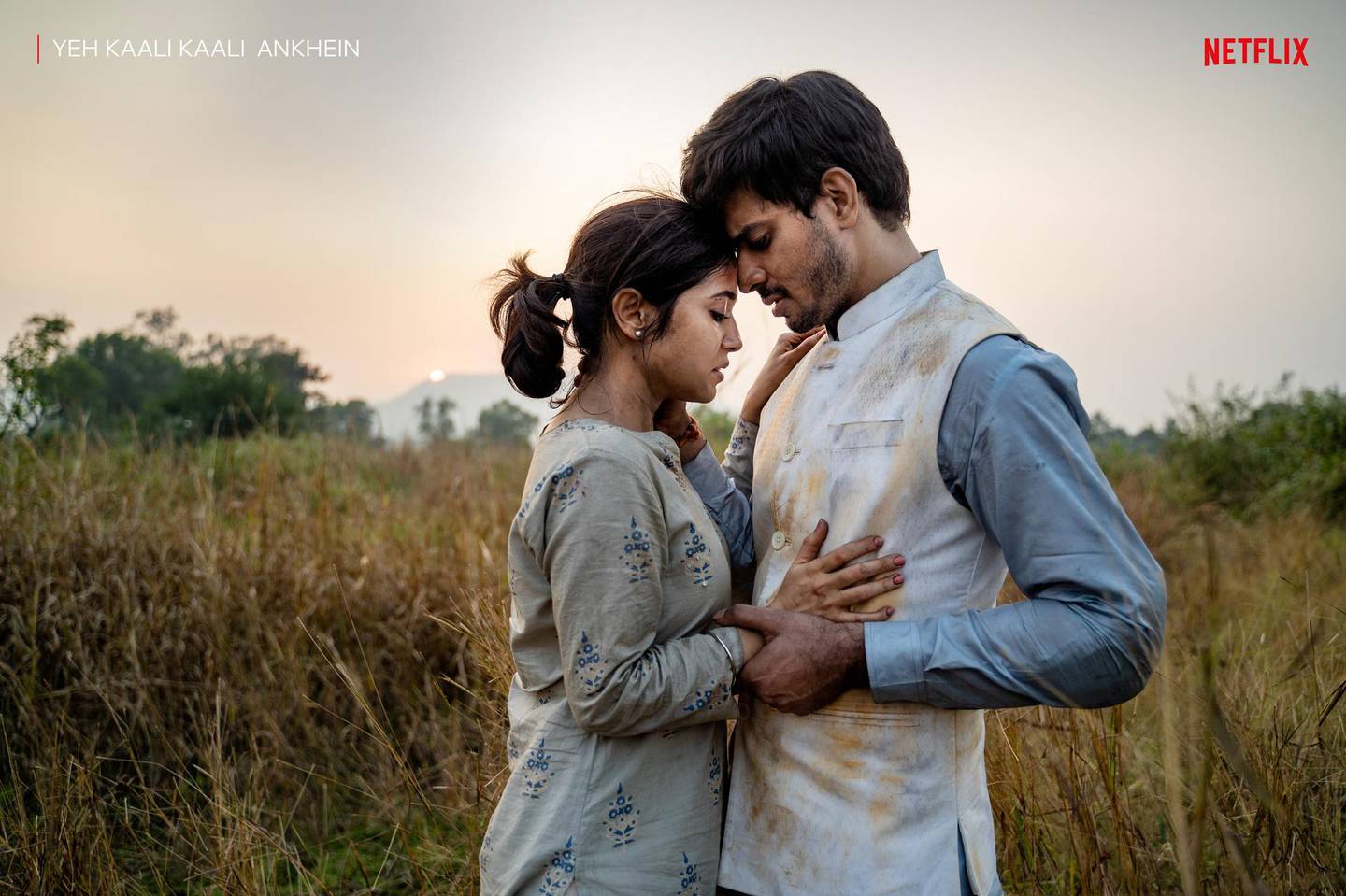 Shweta Tripathi and Tahir Raj Bhasin in 'Yeh Kaali Kaali Ankhein'. Courtesy Netflix