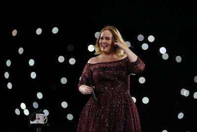 Adele performs at The Gabba in Brisbane, Australia, where she confessed she is married. Courtesy Glenn Hunt/Getty Images