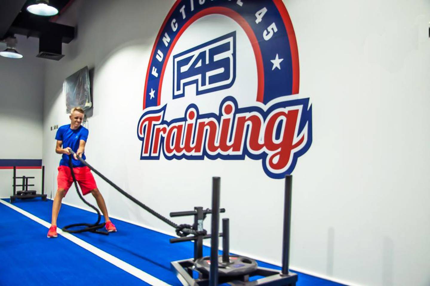 F45 Training is built on its group class offerings. Photo by Adam Meyer