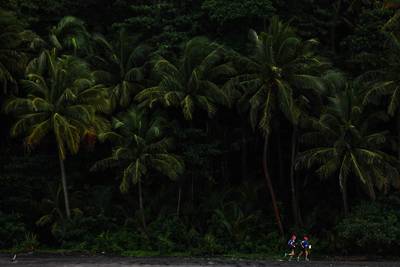 Competitors in the Raid des Alizes all-female adventure race on the French Caribbean island of Martinique. AFP
