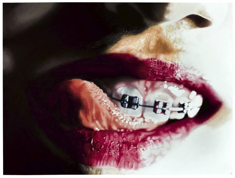 Marilyn Minter, Parched 1999, enamel on metal. Courtesy: Hill+Knowlton Strategies