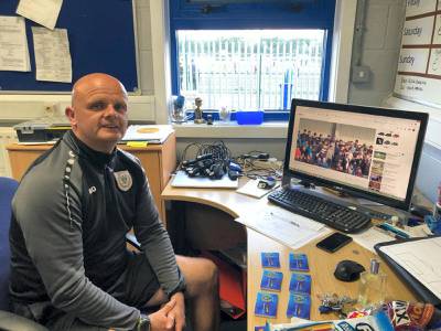 Mark Bradshaw is the manager of Curzon Ashton where he combines first-team duties along with other jobs such as taking bookings for pitch hire. Andy Mitten for The National