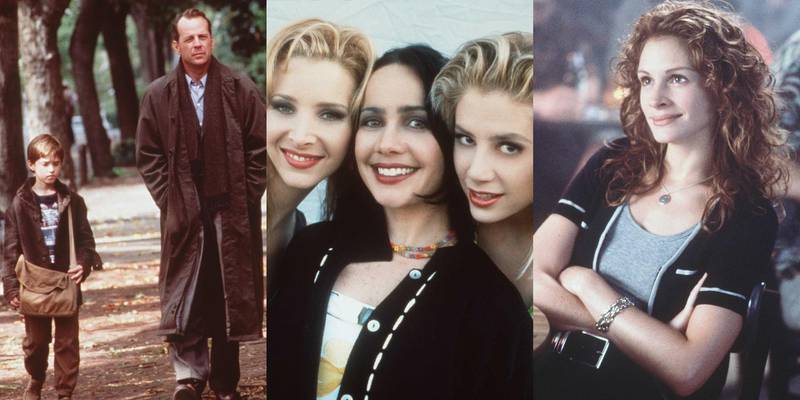'The Sixth Sense', 'Romy and Michele's High School Reunion' and 'My Best Friend's Wedding' are among the '90s films available on UAE streaming platforms. Getty Images