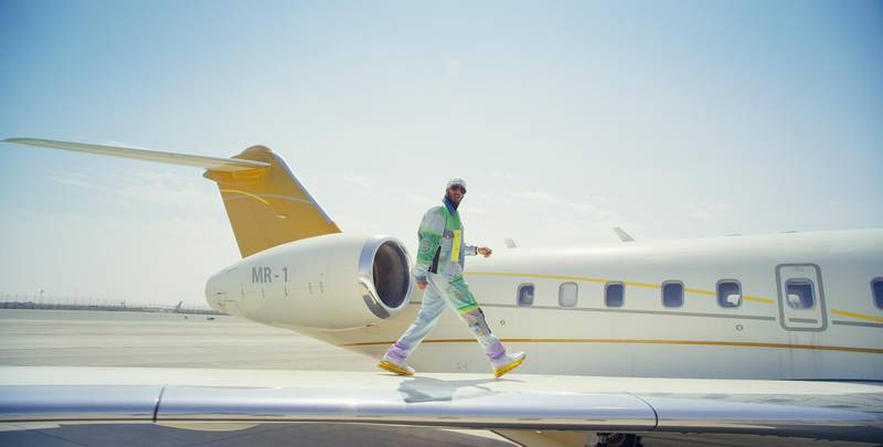 Mohamed Ramadan did many of his own stunts on the video. Courtesy Len Prasad
