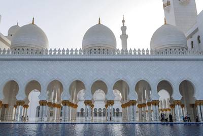 Abu Dhabi, United Arab Emirates, May 6, 2019.    First day of Ramadan at the Sheikh Zayed Grand Mosque. Victor Besa/The NationalSection:  NAReporter: