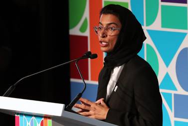 Noura Al Kaabi, Minister of Culture and Knowledge Development. Chris Whiteoak / The National    
