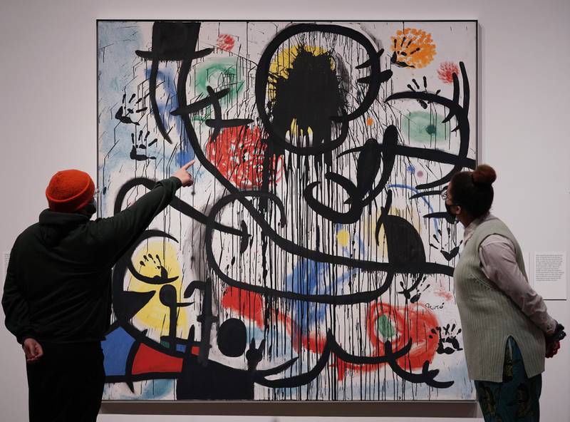 'May 68' (1968-1973) by Joan Miro.