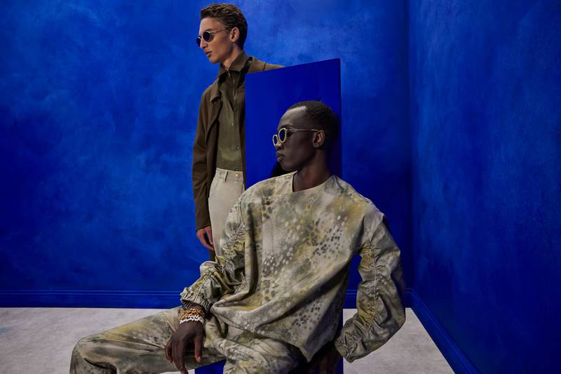 The spring/summer 2023 collection had elements taken from military camouflage.