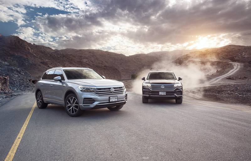 Touaregs ready to roll. All photos courtesy Volkswagen