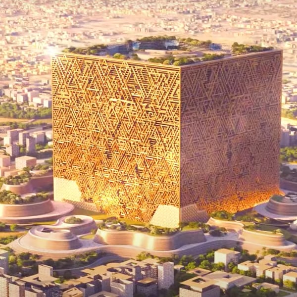Werfen Sie einen Blick auf Saudi-Arabiens neue futuristische Innenstadt