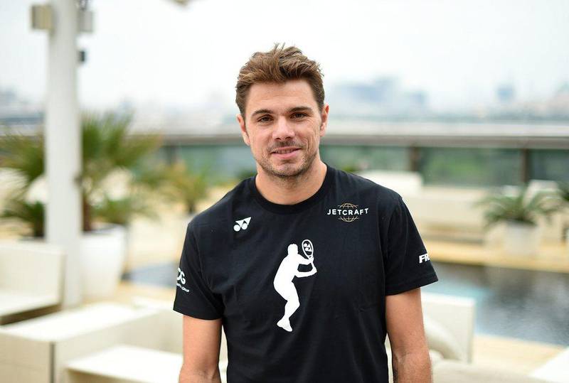 Stan Wawrinka of Switzerland poses for photos during a media day ahead of the ATP Dubai Duty Free Tennis Championship on February 26, 2017 in Dubai, UAE. Tom Dulat / Getty Images