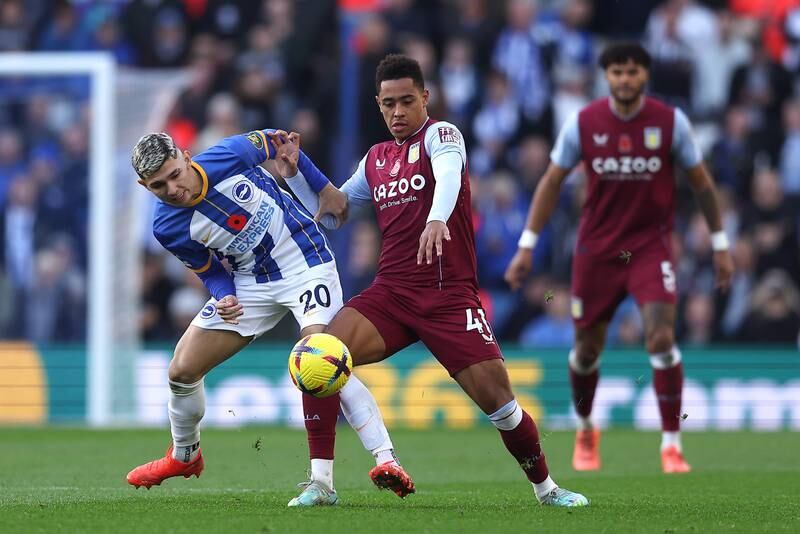 Jacob Ramsey 5 – 	Started and nearly finished a fine attacking move, only to be denied by Estupinan when lurking on the six-yard box. Found it tough going, though, and was later substituted. Getty