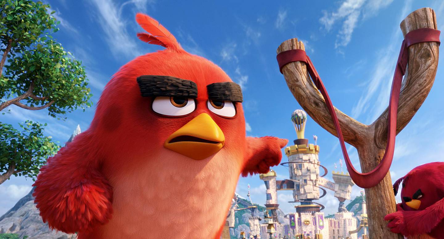 A ahndout still showing Red (Jason Sudeikis) in Columbia Pictures and Rovio Animation's ANGRY BIRDS. (Courtesy: Rovio Animation) *** Local Caption ***  al12ma-reefer-angry01.jpg