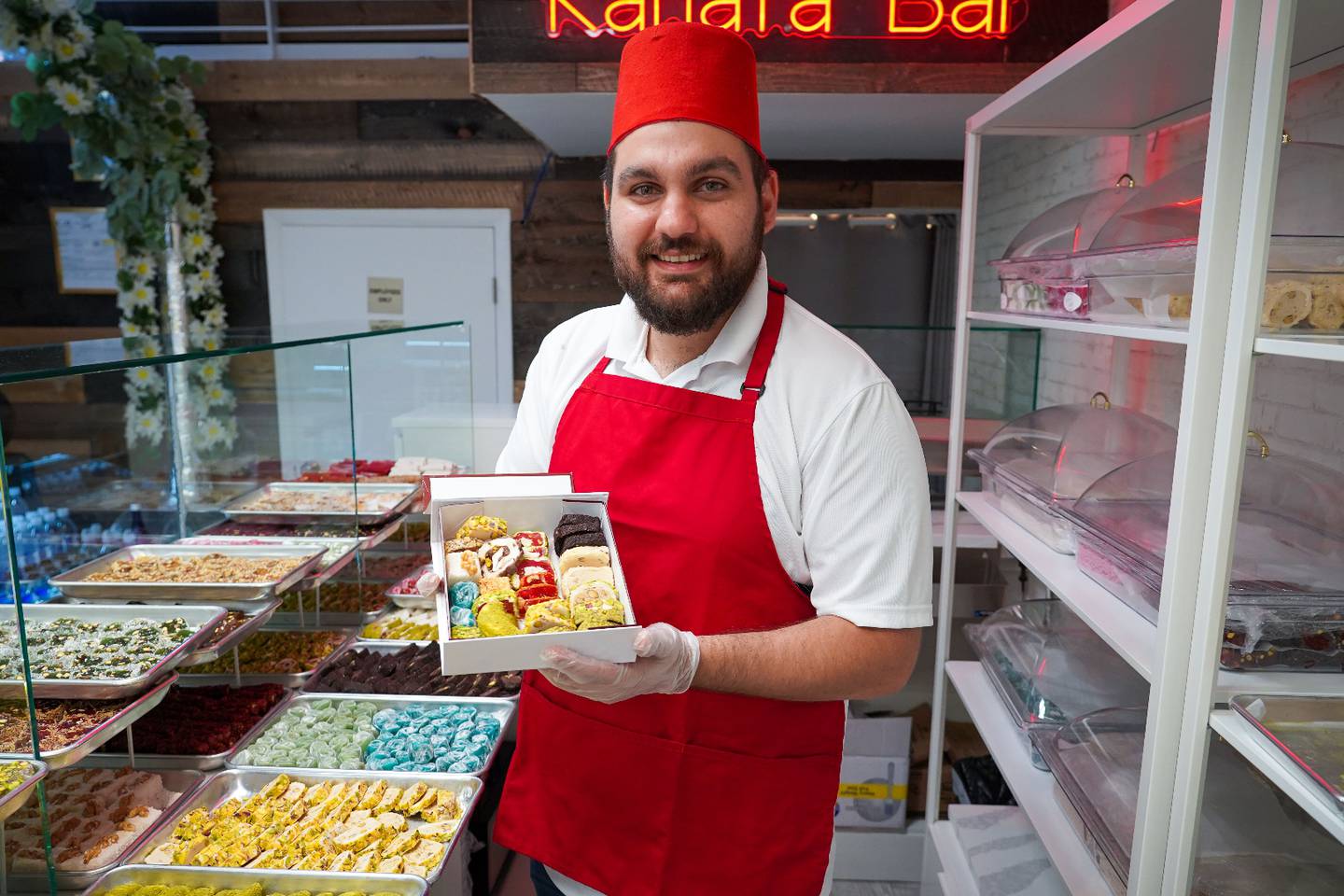 Inside the Middle Eastern sweet shop that has Washington residents queuing for hours