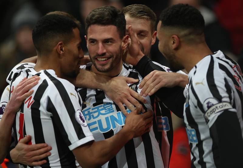 Centre-back: Fabian Schar (Newcastle) – Seemed to surprise himself by scoring twice, once after a solo run, to decide a relegation six-pointer by defeating Cardiff. Getty Images