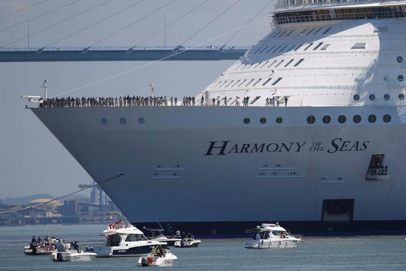 3. Named after a module on the International Space Station, 'Harmony of the Seas' is the third-largest cruise ship. Reuters