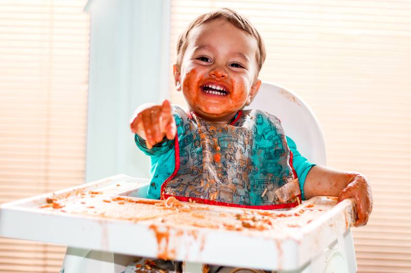 Baby-led weaning is one way of ensuring your child is open to trying new ingredients and flavours. Getty Images