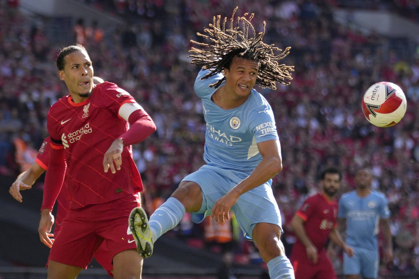 Nathan Ake says that international teammate Virgil van Dijk is one of his best friends despite the rivalry between their club sides Manchester City and Liverpool.  PA