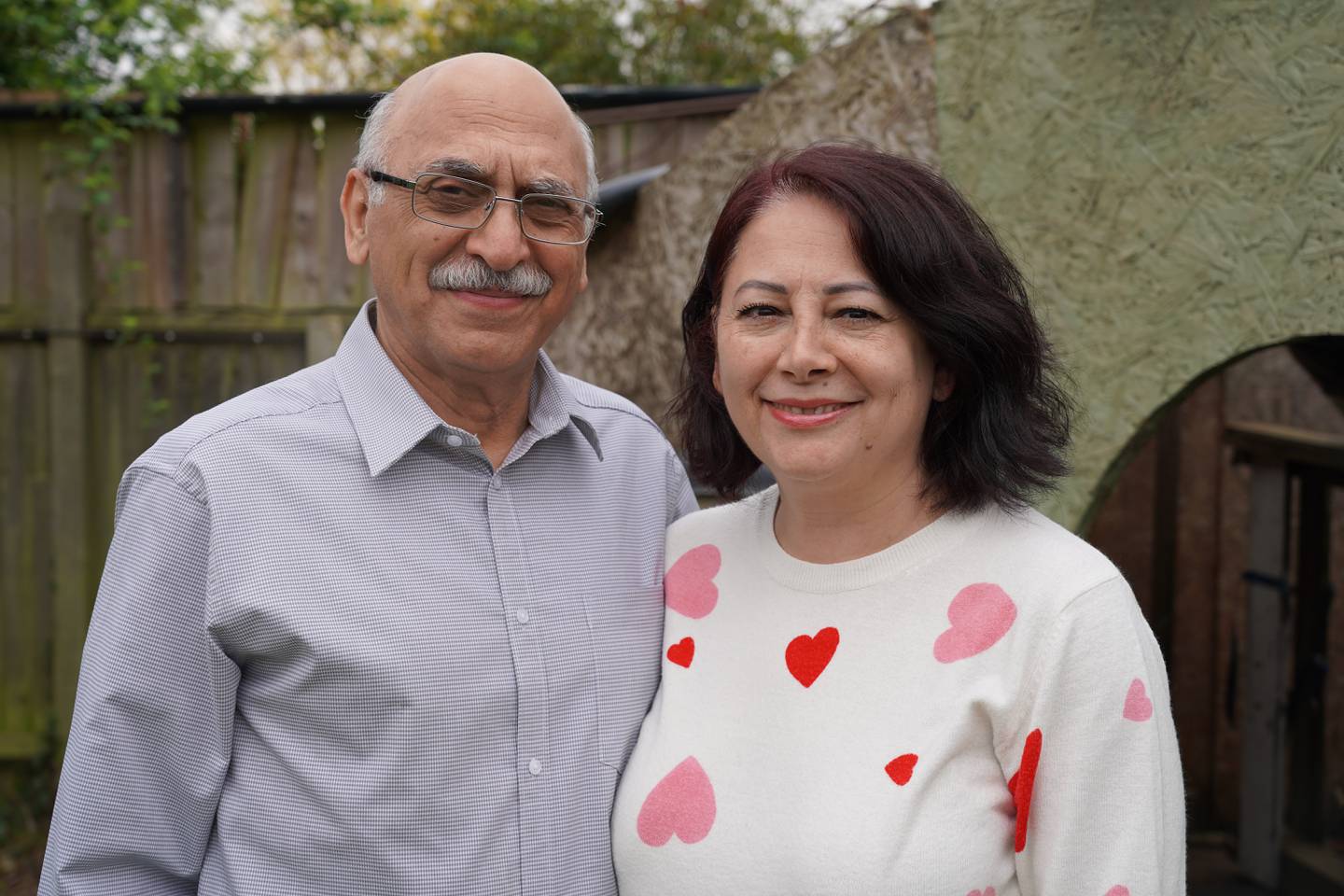 Anoosheh Ashoori with his wife Sherry. Victoria Pertusa / The National