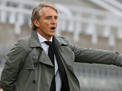 Roberto Mancini oversaw a pair of defeats in his first matches as Saudi Arabia head coach. Getty