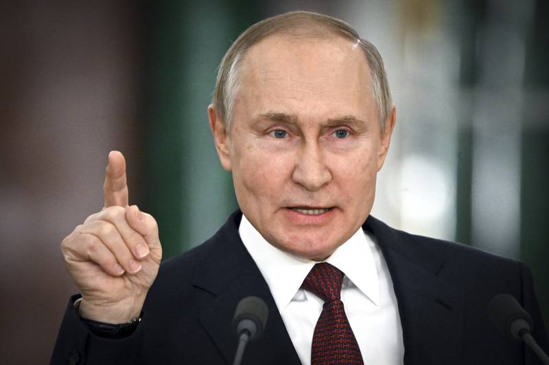 Russian President Vladimir Putin on Thursday. Sputnik via AP