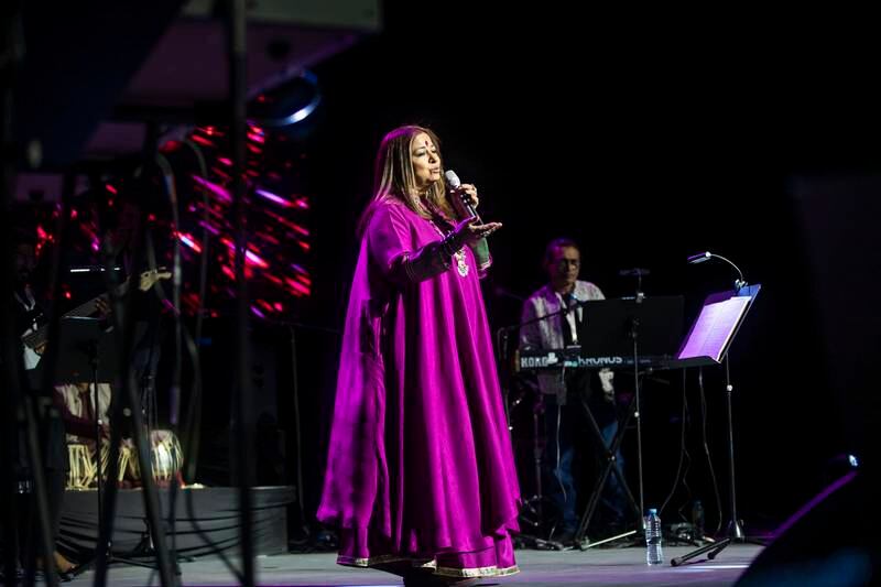 Rekha Bhardwaj sang some of her most popular hits at the Winter Music Fest. Ruel Pableo for The National