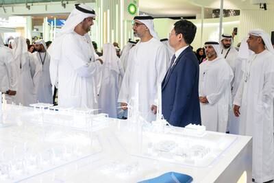 Sheikh Khaled toured local and international exhibits and pavilions