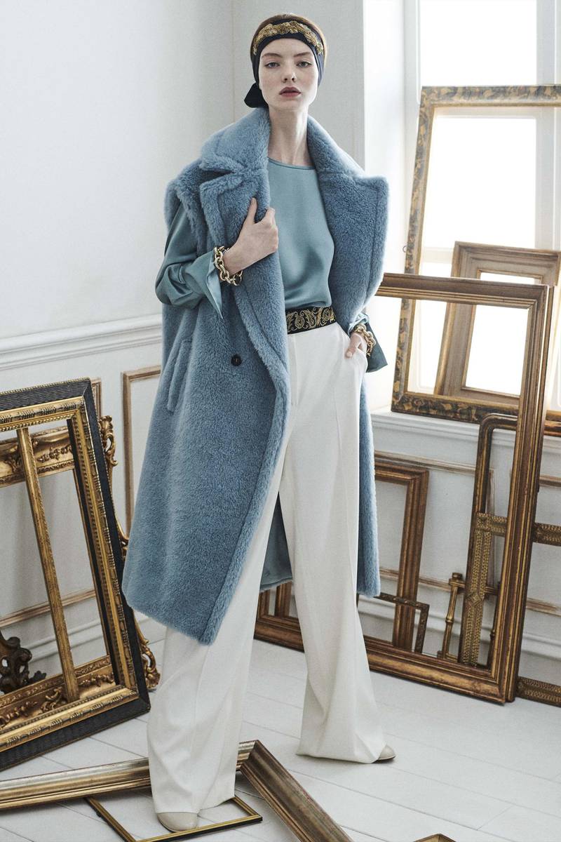 With its trademark coat now as a gillet, Max Mara focused on elegance for Resort 2021.Courtesy Max Mara