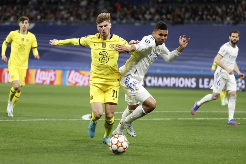 Casemiro 7. Just couldn’t get his usual traction as Chelsea dominated in waves. “This team lives for winning impossible games,” he said after. EPA