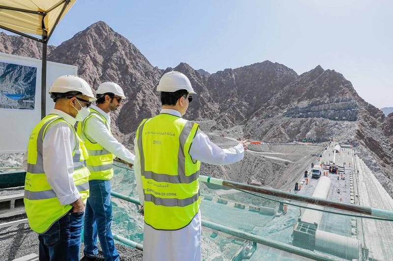 The facility was visited by Dubai Electricity and Water Authority chief executive Saeed Al Tayer.