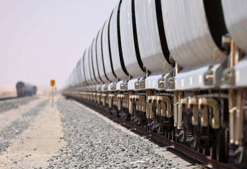 Trains will carry petrochemicals, aggregates, construction materials, industrial waste, aluminium, perishable goods and general domestic and international cargo. AFP