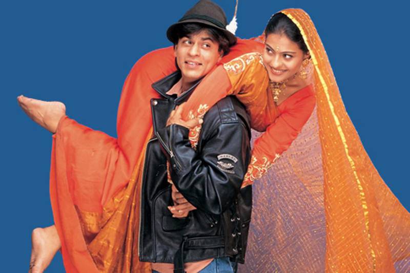 Shah Rukh Khan and Kajol in Dilwale Dulhania Le Jayenge. Photo: Yash Raj Films