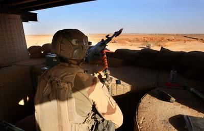 The Italians were kidnapped in Mali amid a surge in extremist activity. AFP.