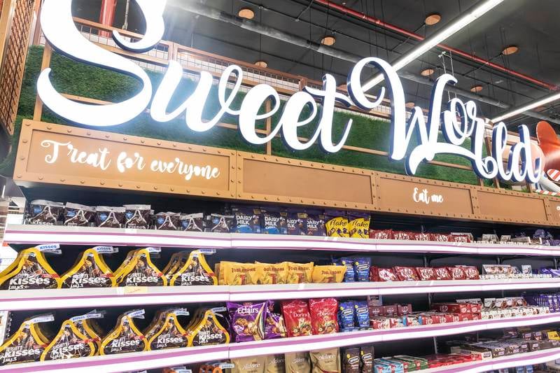 A closer look at Sweet World in Geant.