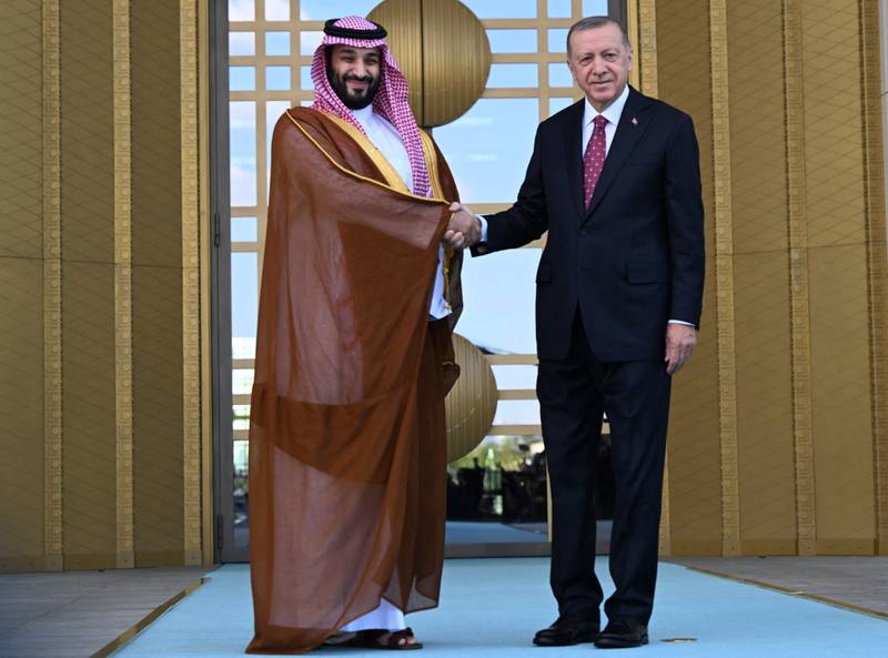 This is Prince Mohammed's first visit to Turkey since 2018. AFP