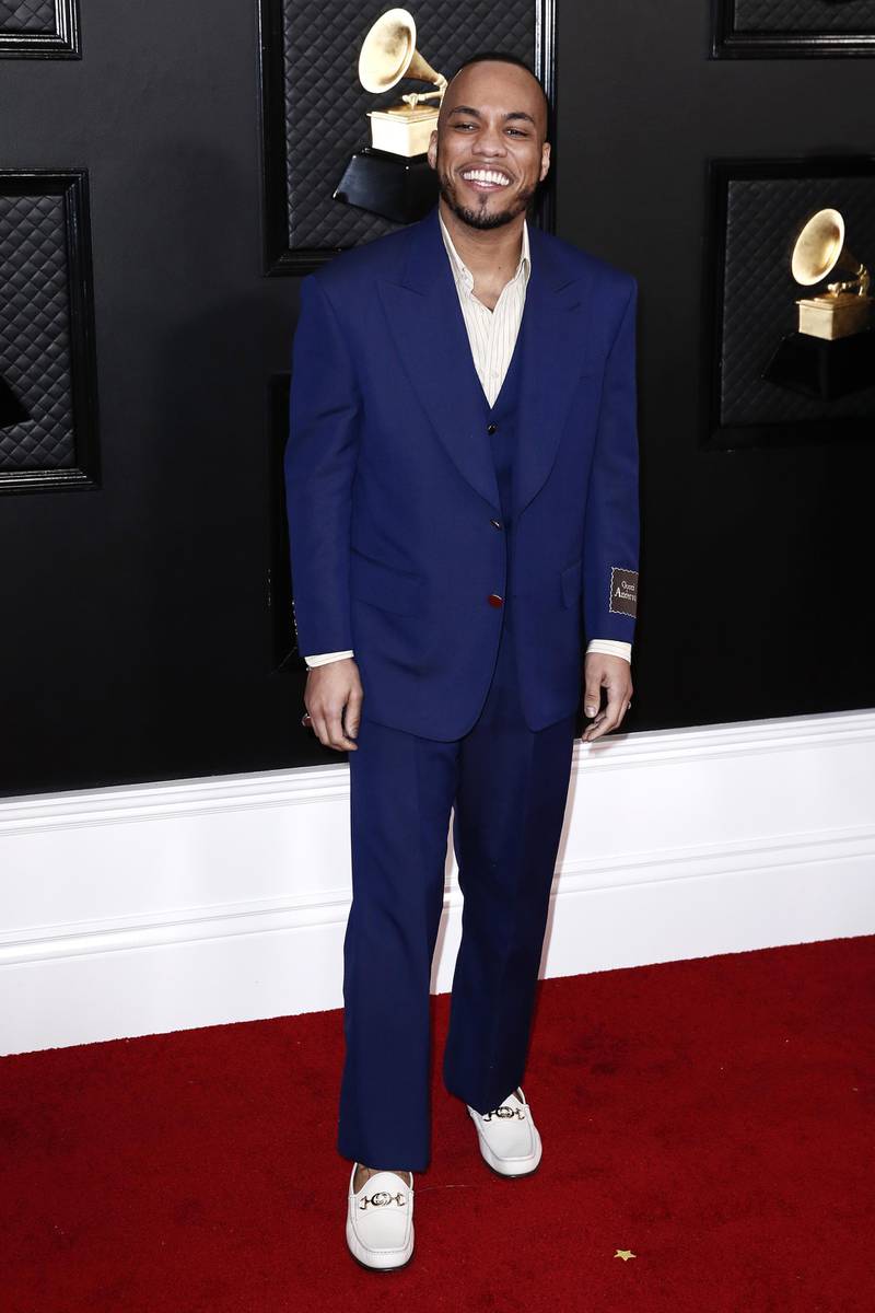 Anderson Paak arrives for the 62nd annual Grammy Awards ceremony at the Staples Center in Los Angeles, California, USA, 26 January 2020.  EPA