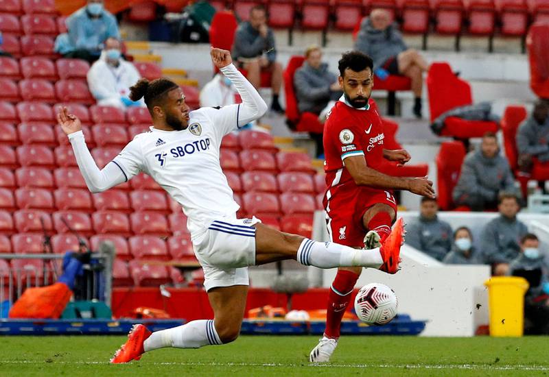 SUBSTITUTES: Tyler Roberts – 6. Added more industry to the Leeds effort, and made one brave block on Salah. PA