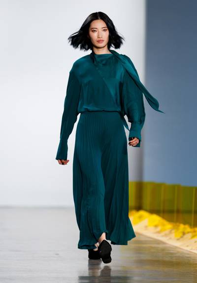 The Noon by Noor autumn/winter 2019 show during New York Fashion Week on February 7, 2019. EPA