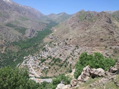Hawraman/Uramanat Takht Village in Iran.