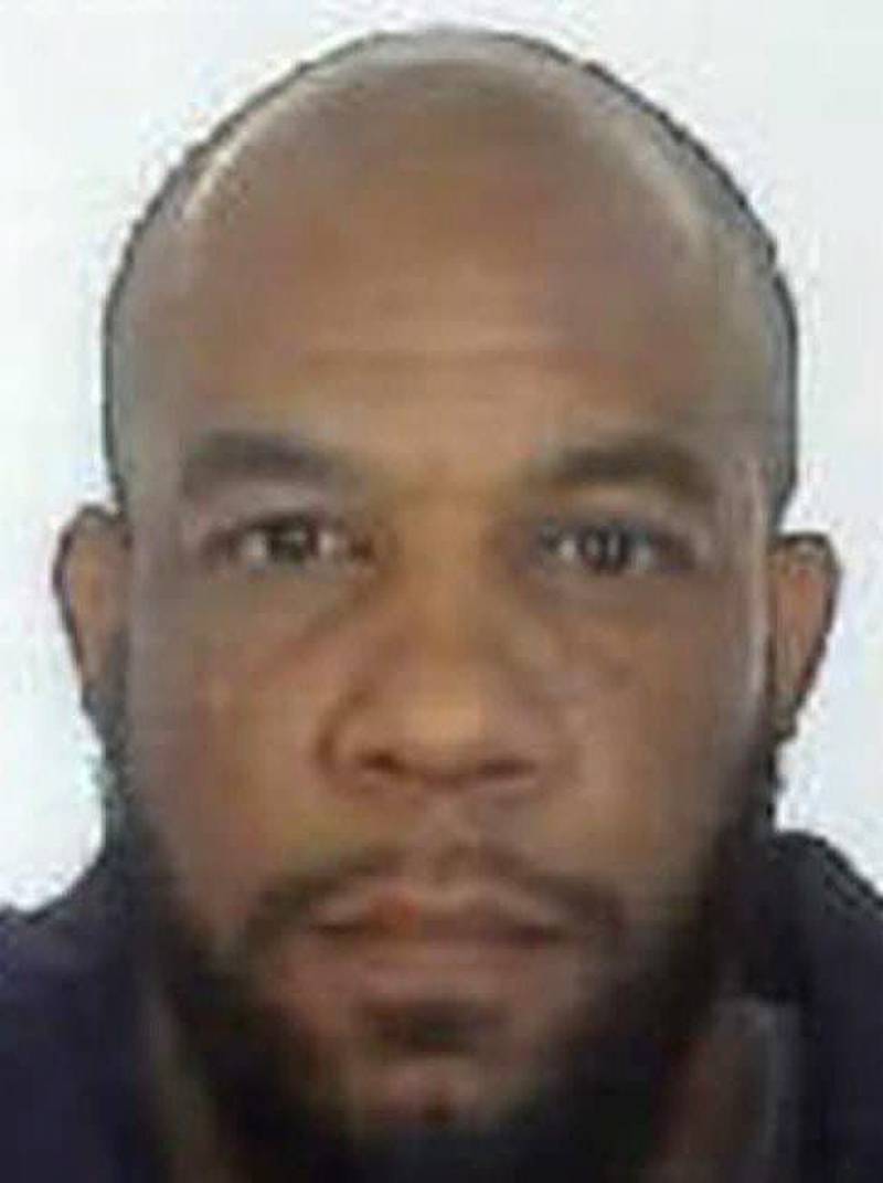 A photograph released by the British Metropolitan Police of Khalid Masood, also known as Adrian Elms and Adrian Russell Ajao, on March 24, 2017, two days after the 52-year-old Briton killed three people and injured 50 in attack at London’s Westminster Bridge. Metropolitan Police / AFP