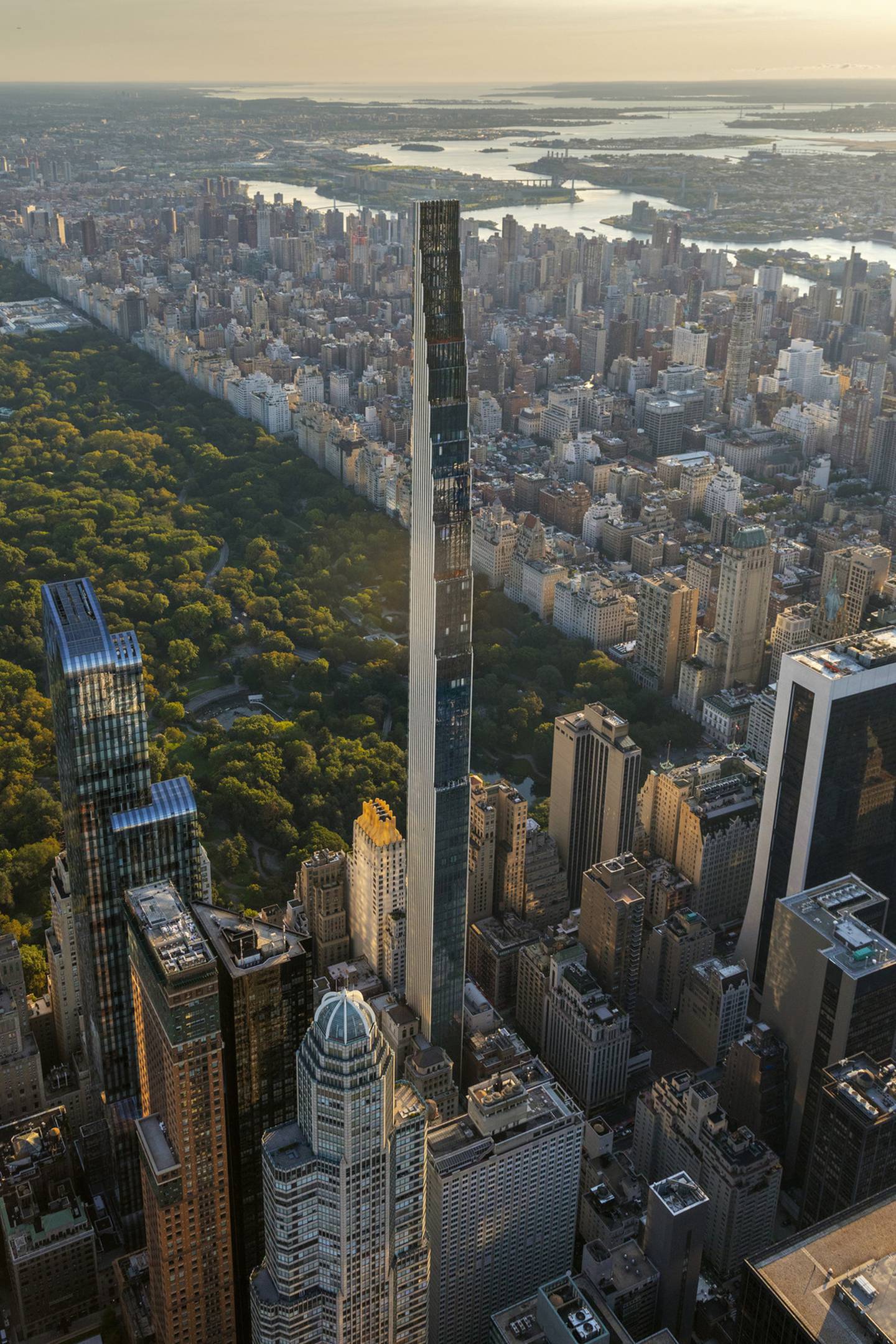 The tapered tower is inspired by New York's Art Deco era. Photo: SHoP Architects / David Sundberg / Esto