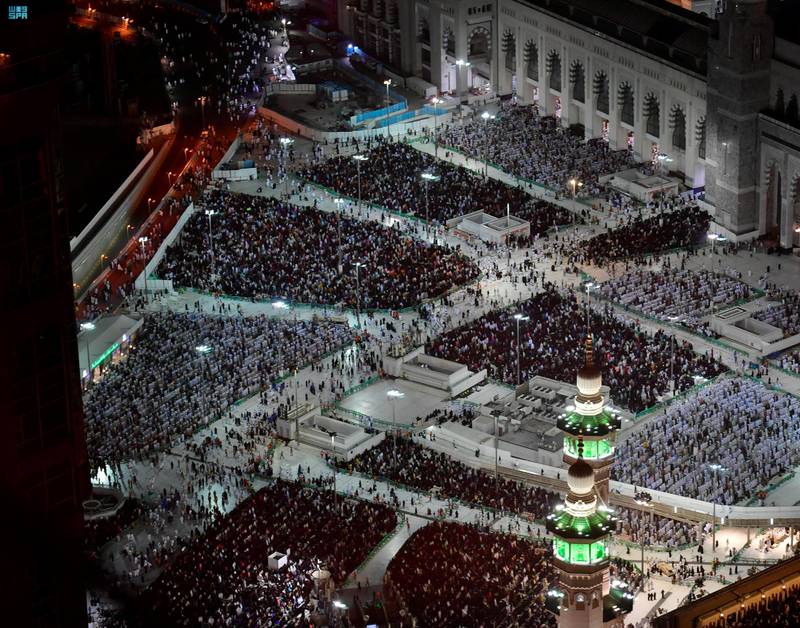 Masjid Al Haram covers an area of 356,800 square metres. 