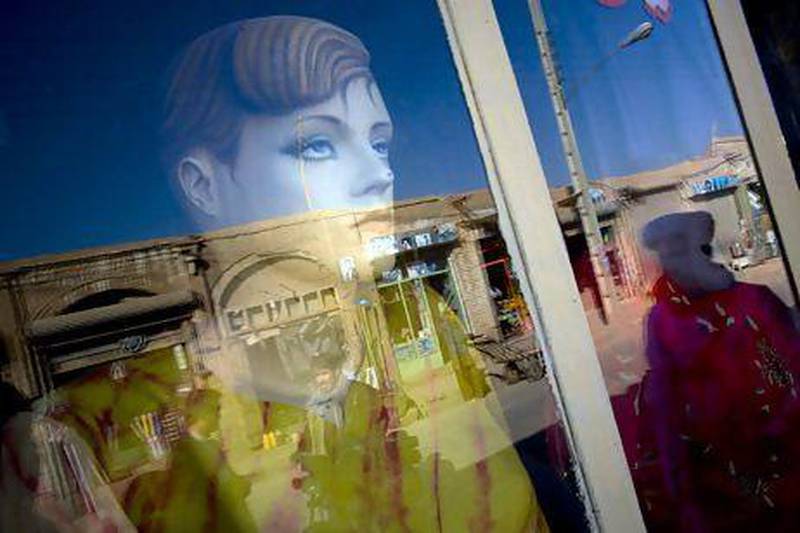 The Italian mannequin maker Almax is selling life-size store dummies that spy on shoppers. Morteza Nikoubazl / Reuters