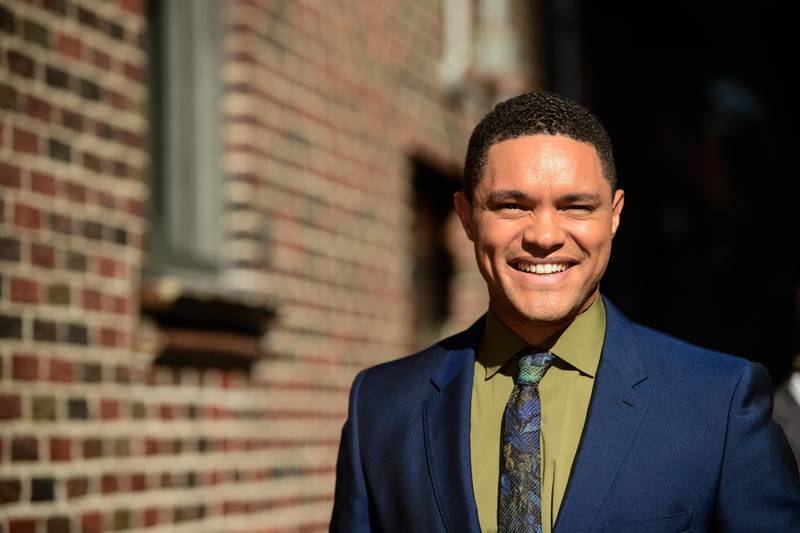 NEW YORK, NY - JUNE 14:  Television personality Trevor Noah enters the "The Late Show With Stephen Colbert" taping at the Ed Sullivan Theater on June 14, 2017 in New York City.  (Photo by Ray Tamarra/GC Images/Getty Images) *** Local Caption ***  al27ju-Top 10-4.jpg