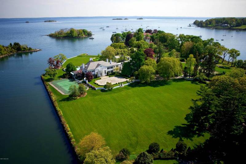 Donald and Ivana Trump's former home is set on a 5.8 acre plot in Greenwich, Connecticut. Photos: Coldwell Banker