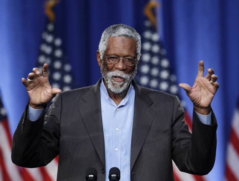 Basketball champion and the first black coach for any US professional sports team Bill Russell died aged 88 on July 31, 2022. AP Photo