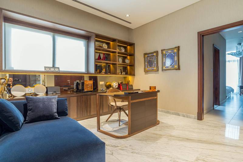 Working from home can be an option with the inclusion of this neat study area. Courtesy LuxuryProperty.com