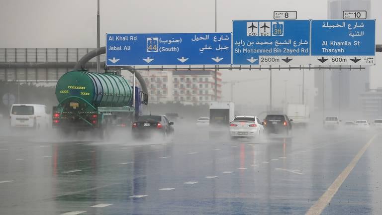 An image that illustrates this article UAE weather: rain throughout the day in Abu Dhabi and Dubai 